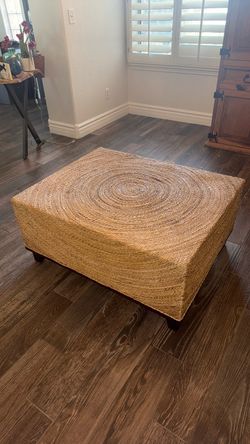 Rattan coffee table