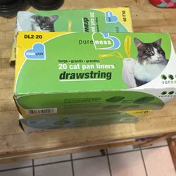 3 Boxes Cat Litter Liners 
