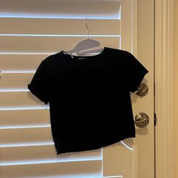 Black Crop Top