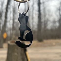 Black Cat key chain