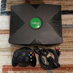 Microsoft Original Xbox Console Bundle! 320 GB SATA Hard Drive! 80+ Games!