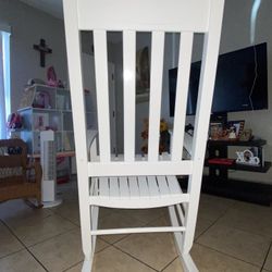 White Rocking Chair