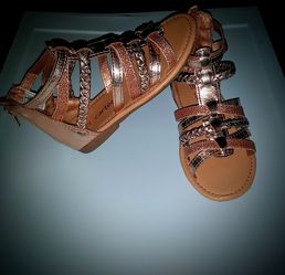 Carters Girls Fenna Gladiator Sandals Size 10