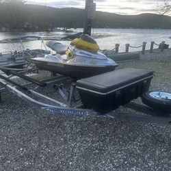 2001 Seadoo XP And Double Trailer