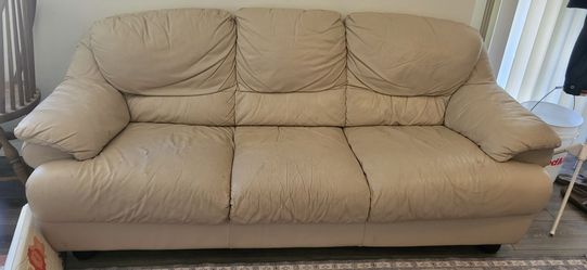 Leather couch