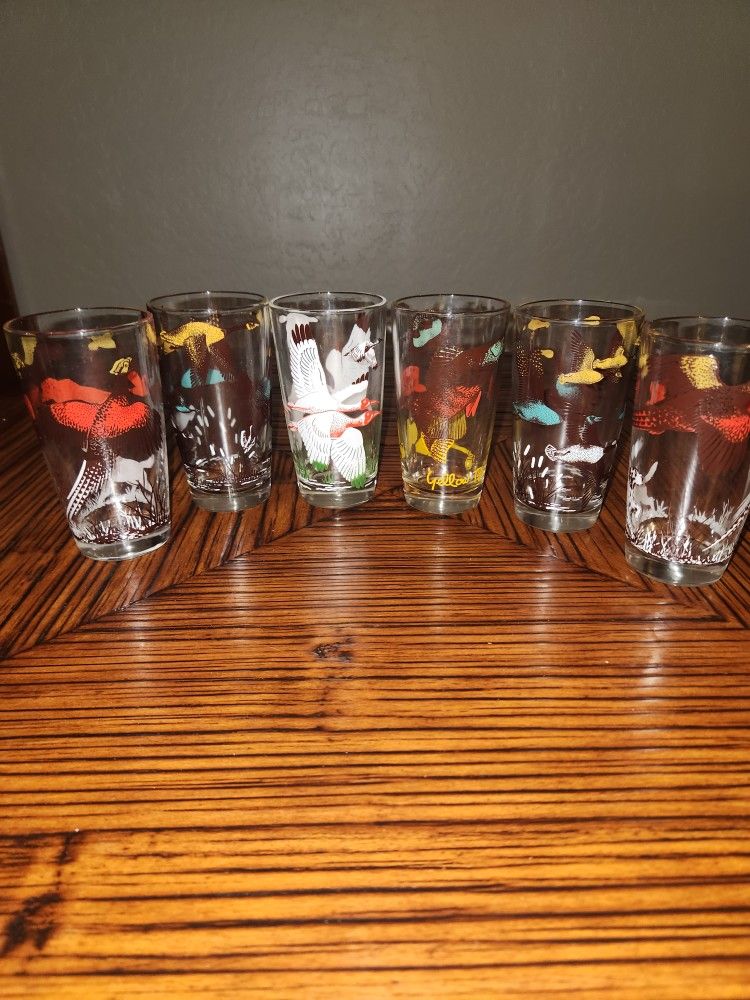 Vintage Glasses Hazel Atlas Antique 