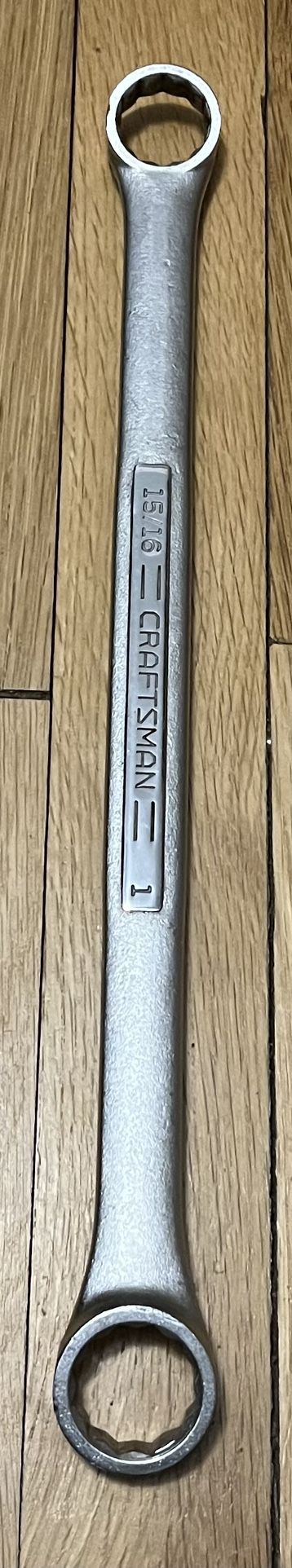 Craftsman 43929 15/16” X 1” Box End Wrench