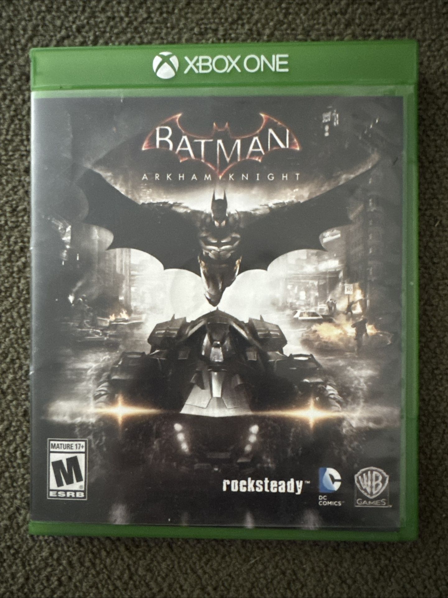 Batman: Arkham Knight (Xbox One, 2015) Complete w/ Case & Disc - Good!