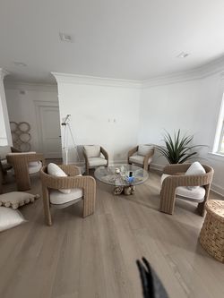 Sunpan Pylos Wicker indoor outdoor chairs