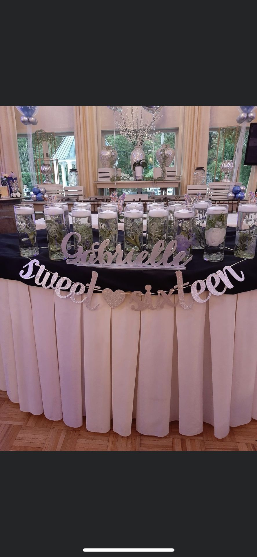 Floating Candle Vases Sweet 16