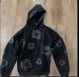 Denim Tears Wreath Black Hoodie