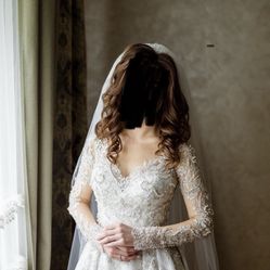 wedding dress, size -s