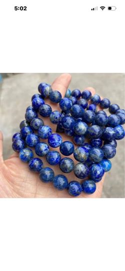 Lapis Lazuli 100% Genuine Gemstone Beads Size:8mm