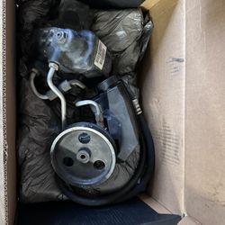 Jeep Power Steering Pump, Res, Gear Box And Pitman Arm
