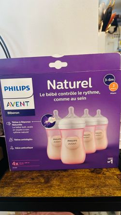 Philips avent bottle set with additional slow flow nipples