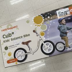 NEW Kids Balance Bike (18 Months - 4 Years)