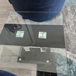 2 Glass end tables for $70 OBO