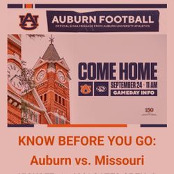 Auburn Vs Missouri Tickets