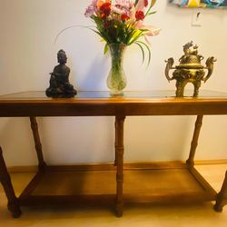 Beautiful  Bamboo and rattan series, Console Table And Two End Tables  $195 for all 3 Pc 