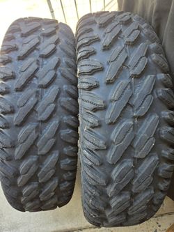 Speed utv tires two $6both! Both! barely used utv