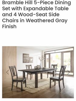 Dining room table with chairs