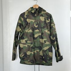 H&M / L.O.G.G Camouflage Parka Jacket - XS 