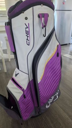 Callaway Chev Cart Golf Bag Purple White