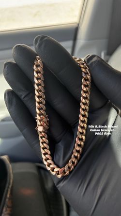 10k gold Miami Cuban link bracelet