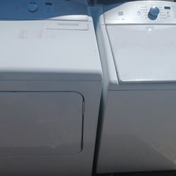 KENMORE SERIES 600 TRIPLE ACTION TECHNOLOGY WASHER AND SMART DRY SENSING AND STEAM ELECTRIC DRYER SET, WORKING PERFECTLY