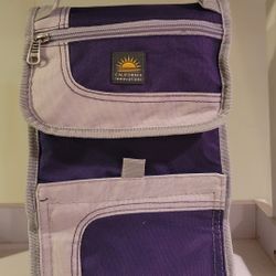 NEW Vintage CALIFORNIA INNOVATIONS Purple Insulated Lunch Bag - Zipper & Velcro 