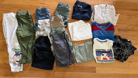 Boys Clothes Bundle -Sz 6-7  17 pieces + 23 pairs of socks
