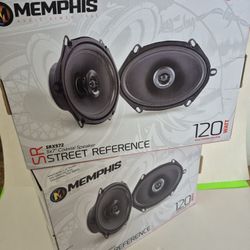 MEMPHIS 2 PAIRS 5×7 2 WAY 120 WATTS PEAK POWER PER PAIR CAR SPEAKER