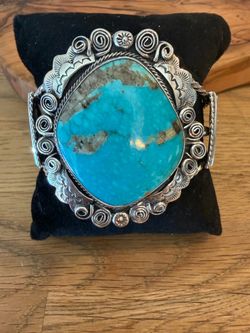 Sterling / Turquoise Cuff Bracelet