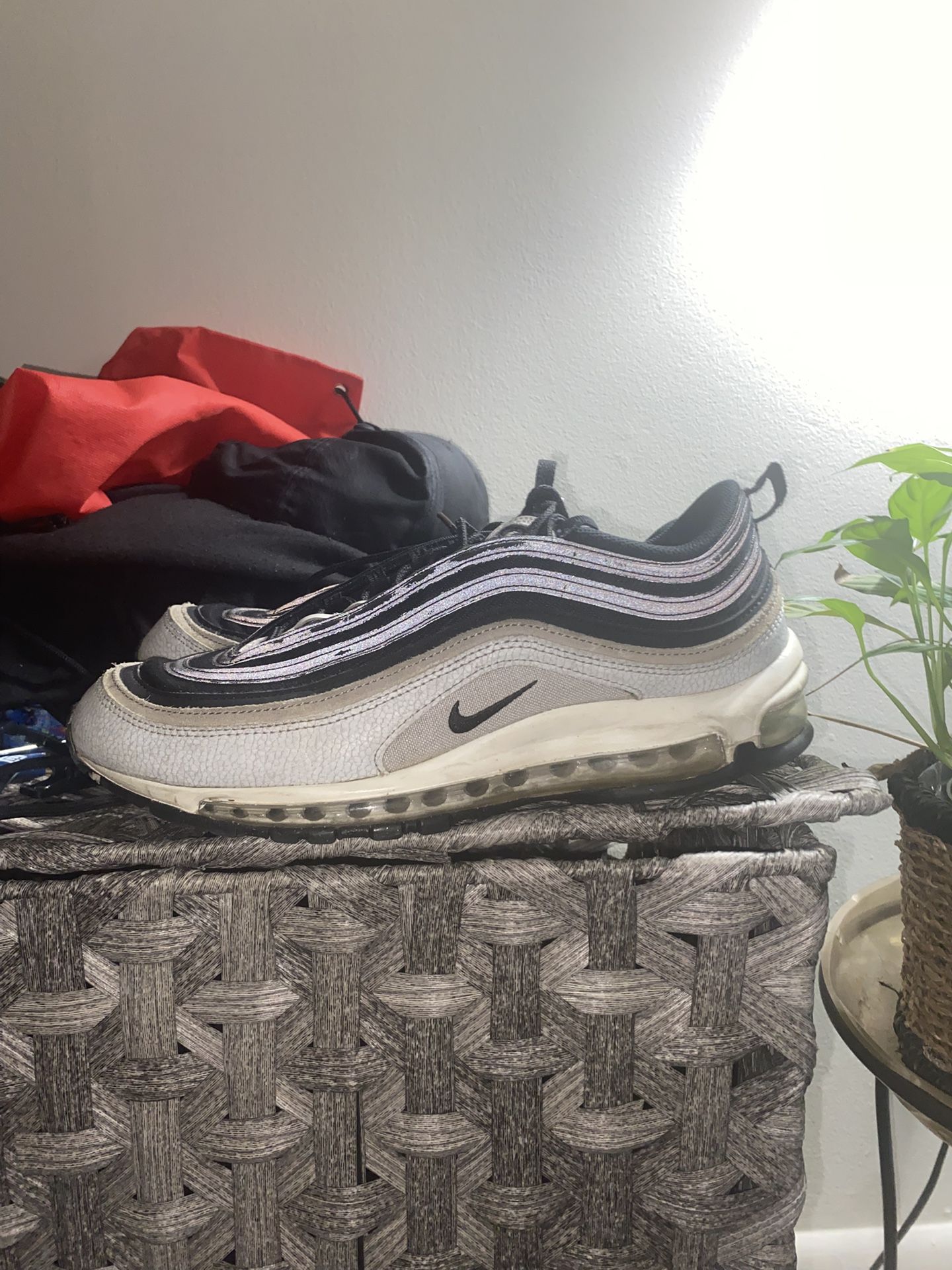 Air Max 97 Black Metallic Silver Sz 10 Men’s