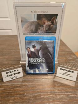 Sherlock Holmes A Game Of Shadows 2 Disc Edition On Blu-ray And DVD - AAJMJ