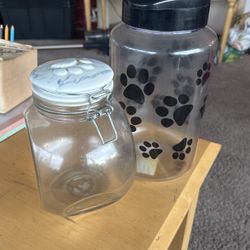 Dog Treat/food Containers 