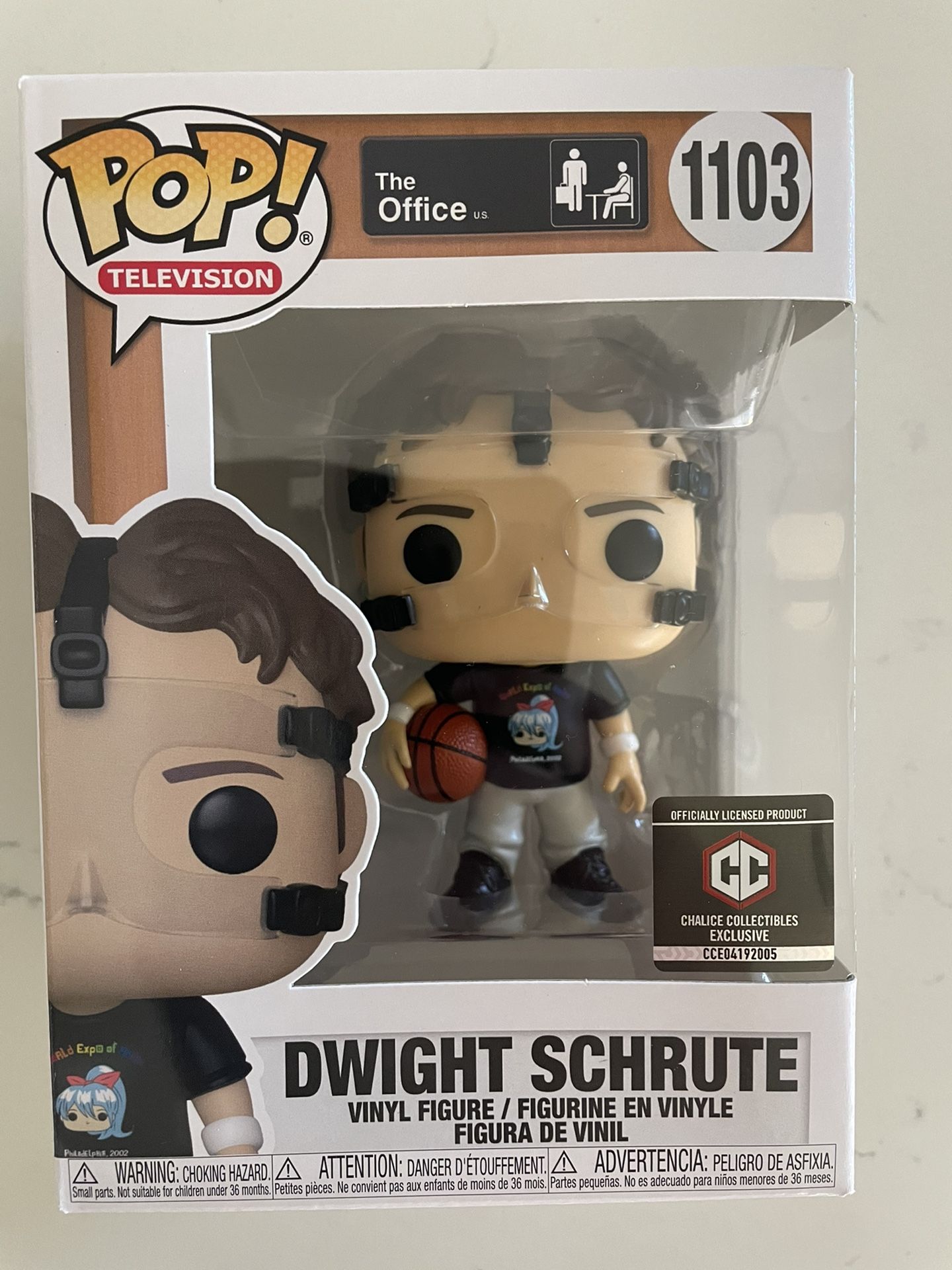 Funko Pop Dwight Schrute Basketball