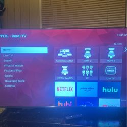 Flat Screen Roku Tv 50”