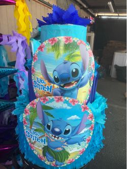 Stitch pastel piñata