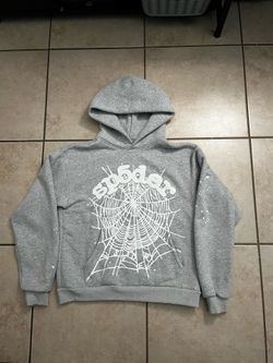 Grey spider hoodie (Size Small)