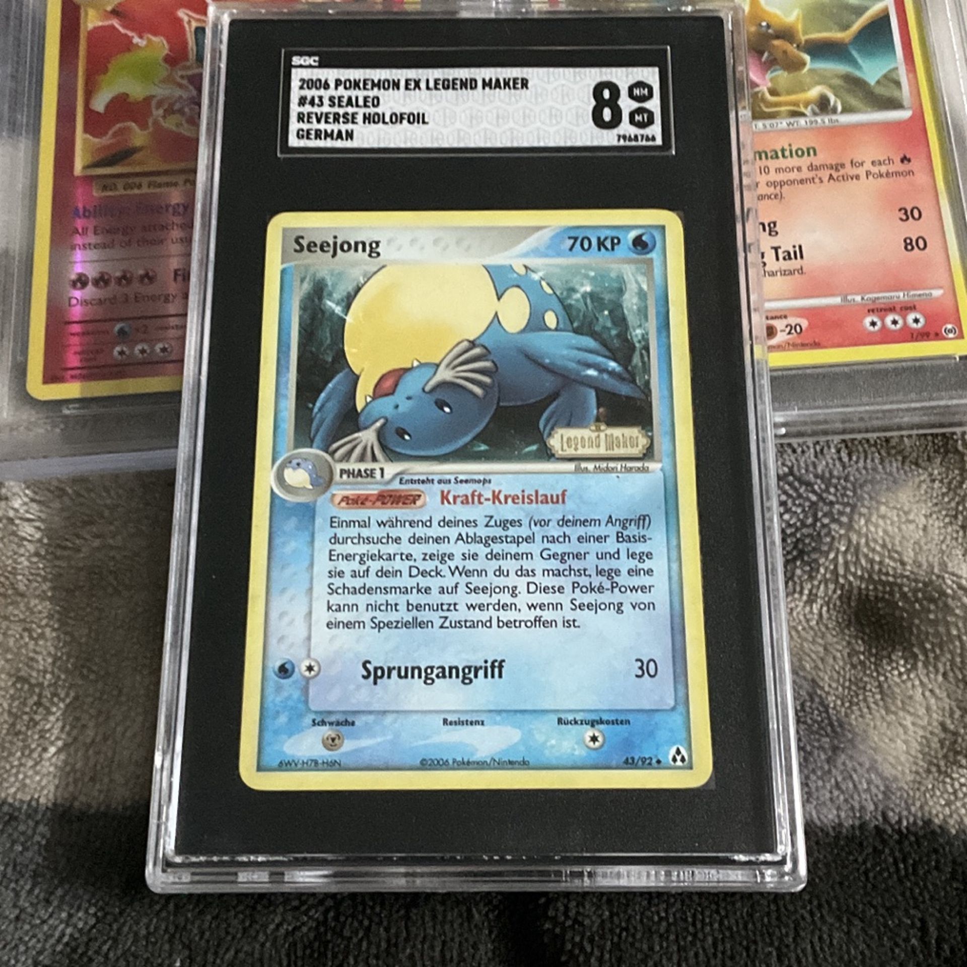 2006 Pokemon Ex legend Maker #43 seal German