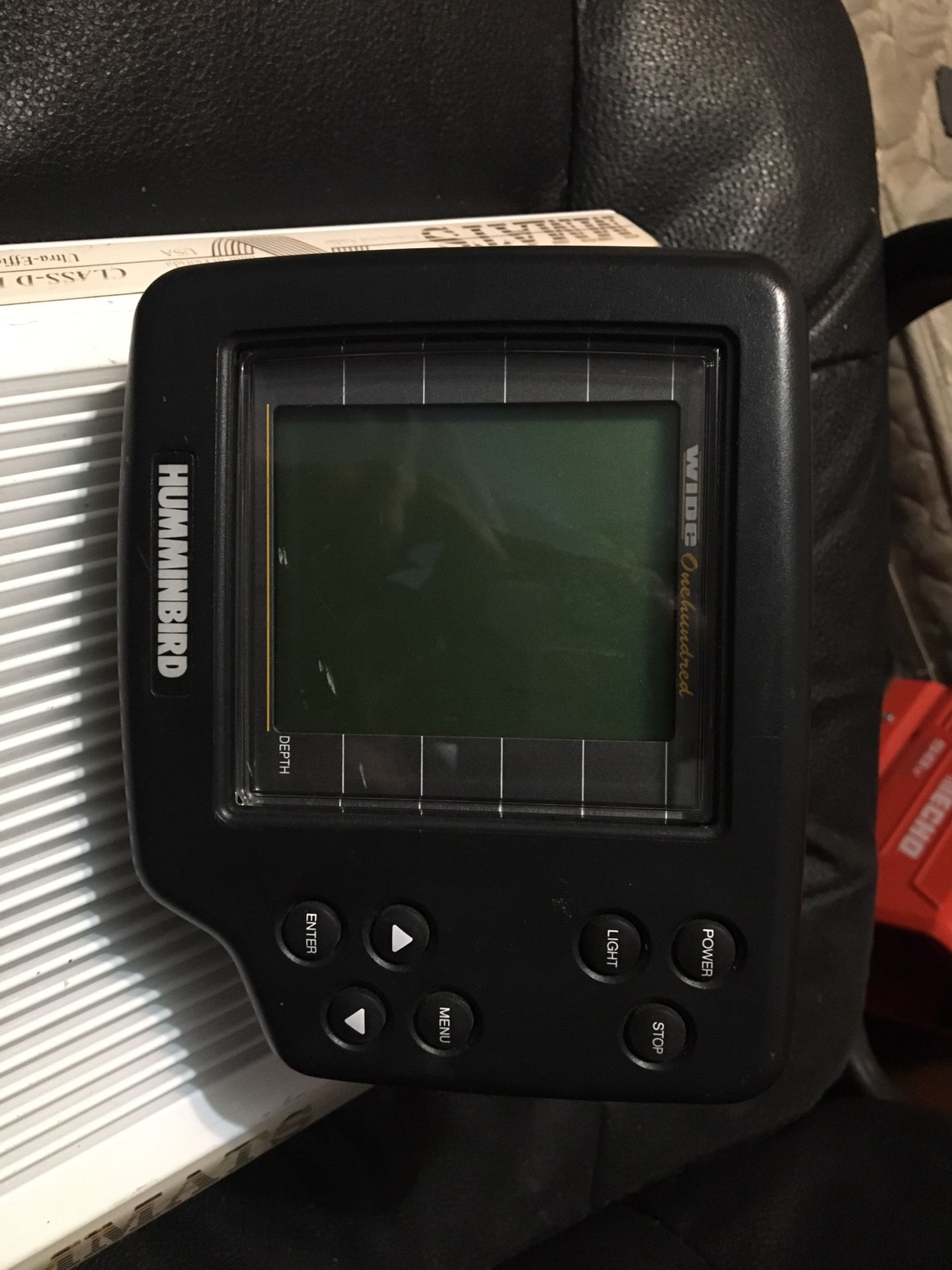 Hummingbird Wide 100 Fish Finder NO CABLE!