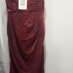 Formal Dresses V Neck Mermaid Prom Dress with Slit Long Cocktail Dress for Women Split Ruching Wedding Guests Dress
SIZE SMALL
COLOR RED