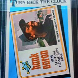 1974 HANK Aaron) TURN BACK THE CLOCK 