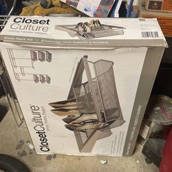 Closet culture shoe rack kit