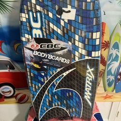 CBC 41.5 Matrix Graphic Slick Body Board Blue / Red