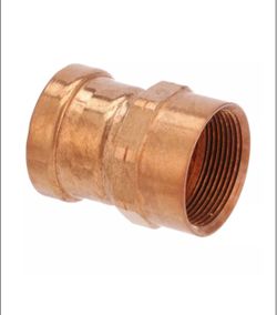 Viega 20819 2-1/2” ProPress XL Copper Adapter Press x FPT 0912XL NEW