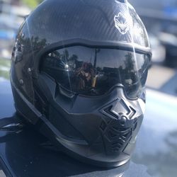 CARBON FIBER MOTORCYCLE HELMET