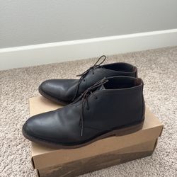 Men’s Trask Ankle Boots Brady Brown Oiled Leather