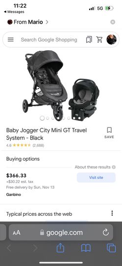 Baby Jogger Mini GT Travel